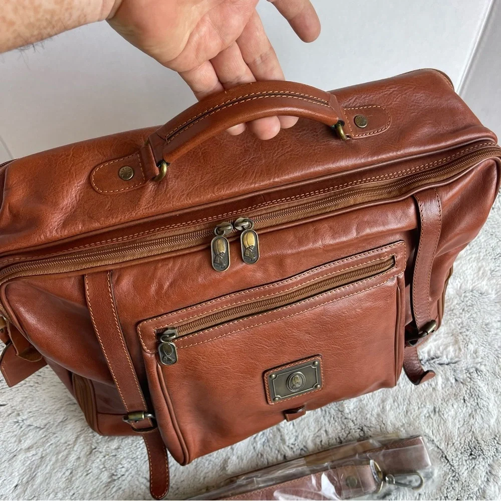 Saint Jack Leather Travel or School Bag